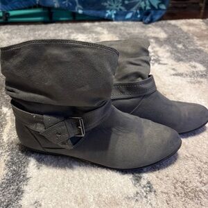 Grey ankle boots size 9.5